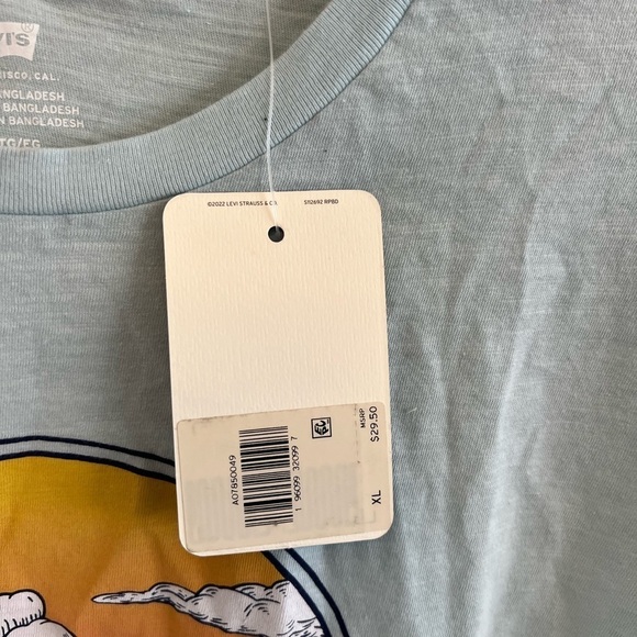 NWT Levi's Death Valley Cropped Short Sleeve Tee - Picture 5 of 11